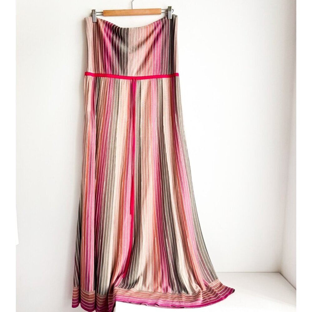 Hugo Boss Orange Multi Color Knit Halter Neck  Dress M